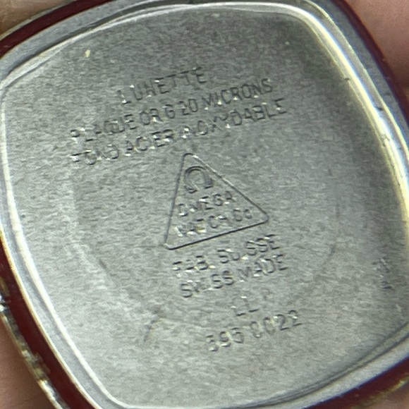 Omega DeVille Quartz made of SOLID 0925 STERLING SILVER and gold plated - Picture 15 of 17